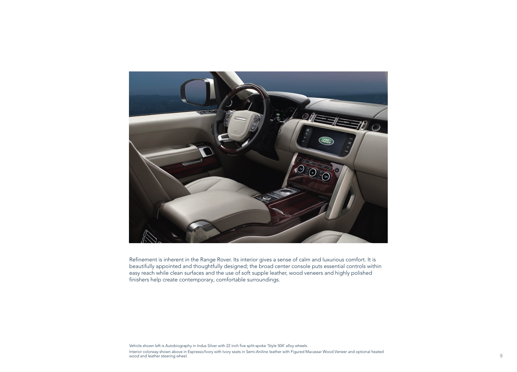 2015 Range Rover Brochure Page 34